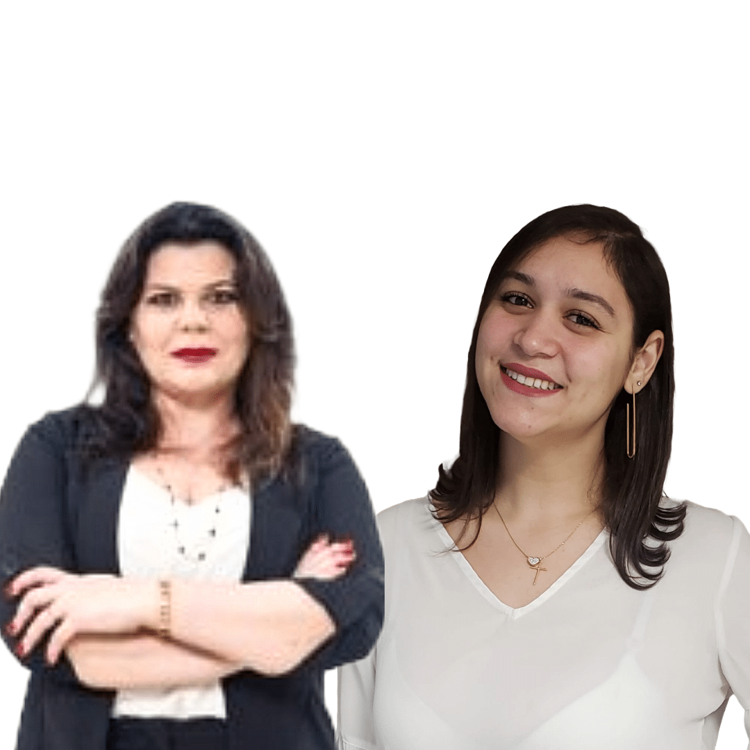 Karen Nóbile - Sócia especialista na Euax e Líder de Entregas; Juliana Gama - Diretora de Relacionamento com Clientes na Exact Sales 