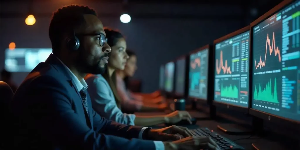 imagem de um centro de monitoramento para ilustrar texto sobre monitoramento proativo